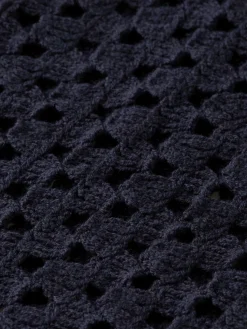 Crochet knitted polo short sleeve
