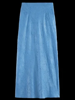 Crushed Satin Skirt