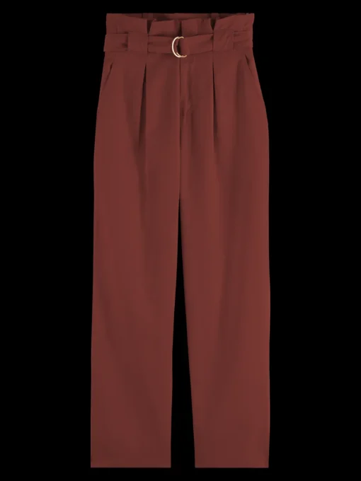 DAISY - HIGH RISE STRAIGHT LEG PAPER BAG PANT