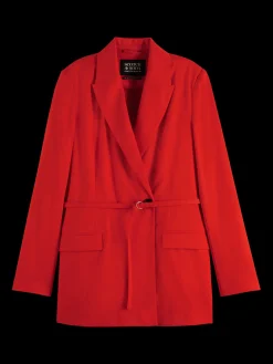 DB BLAZER WITH BELT DETAIL