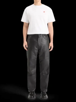 DEAN LEATHER 5-POCKET PANTS