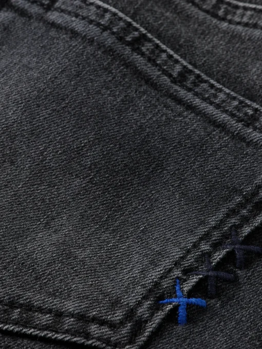 DEAN LOOSE TAPERED JEANS - BLACK NIGHT