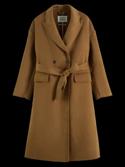 DOUBLE FACE WOOL BLEND COAT