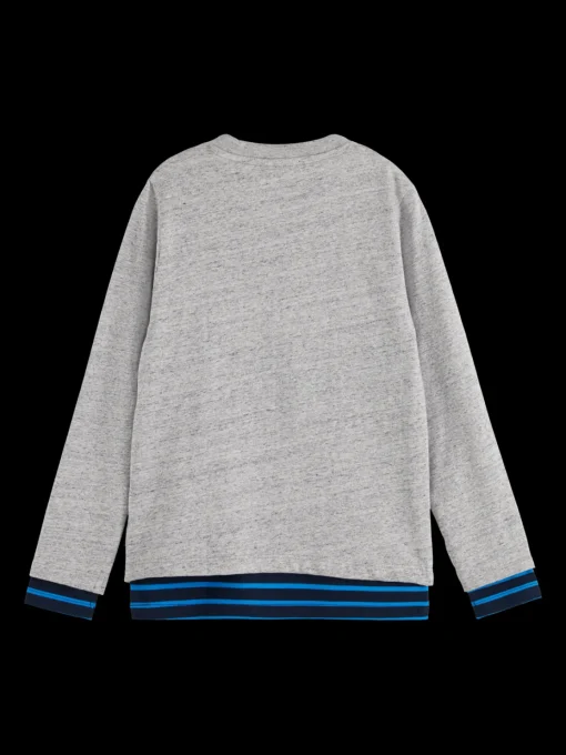 DOUBLE LAYERED LONG-SLEEVED T-SHIRT