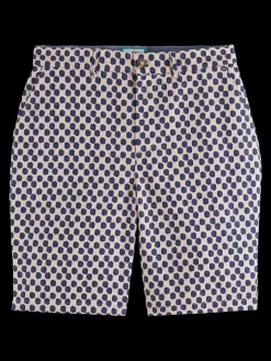 Drift- printed lightweight cotton canvas short