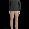 DROPPED SHOULDER MOCK NECK SWEATER