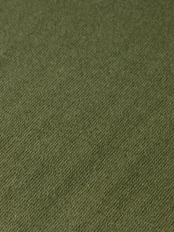 Dropped shoulder mock neck