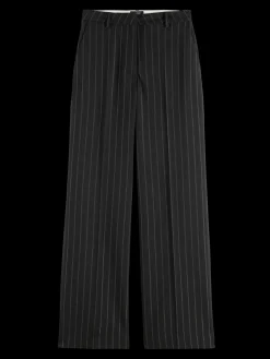 EDIE LUREX STRIPE WIDE LEG PANT