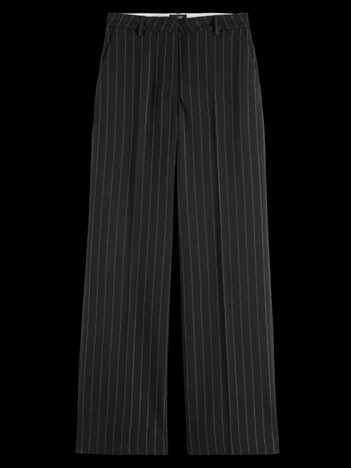 EDIE LUREX STRIPE WIDE LEG PANT