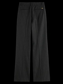 EDIE LUREX STRIPE WIDE LEG PANT