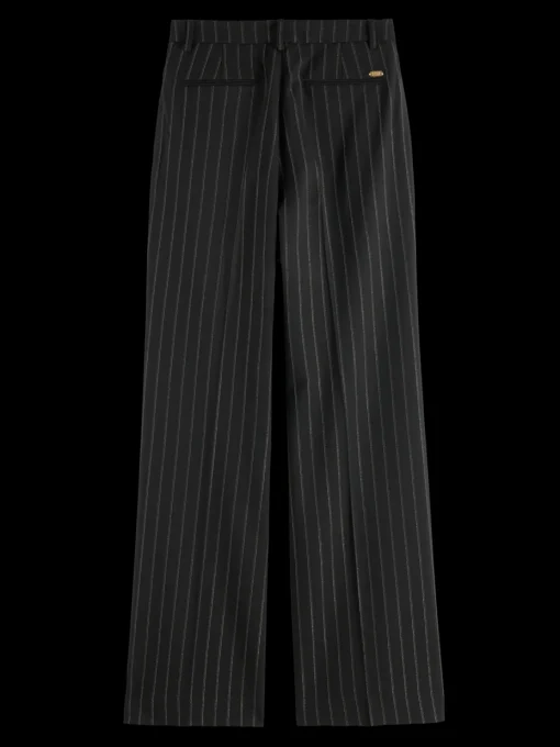 EDIE LUREX STRIPE WIDE LEG PANT