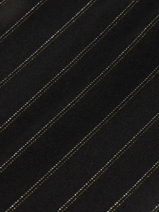 EDIE LUREX STRIPE WIDE LEG PANT