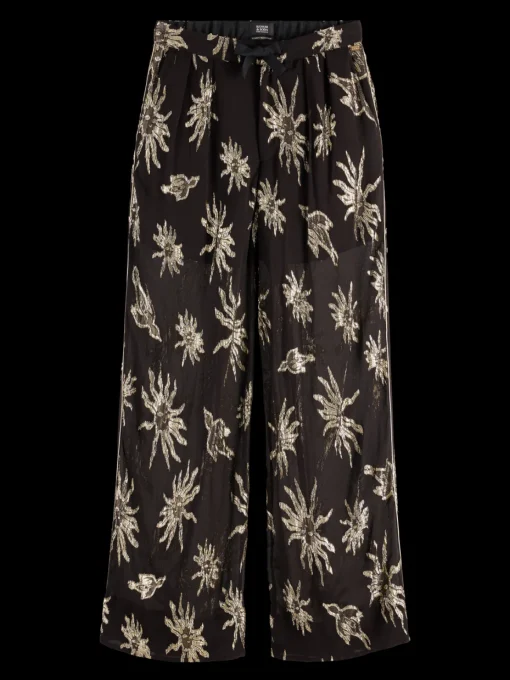 ELENI MYSTIC SKY LUREX PYJAMA PANT