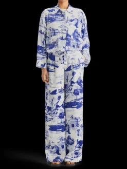Eleni printed pyjama pant