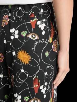 ELENI WIDE LEG PYJAMA PANT
