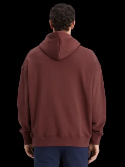 Embroidered artwork hoodie