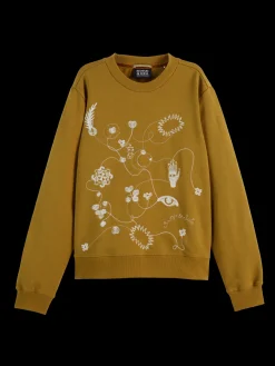EMBROIDERED REGULAR FIT SWEATSHIRT