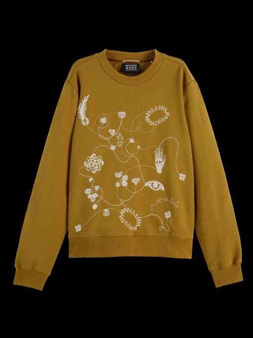 EMBROIDERED REGULAR FIT SWEATSHIRT