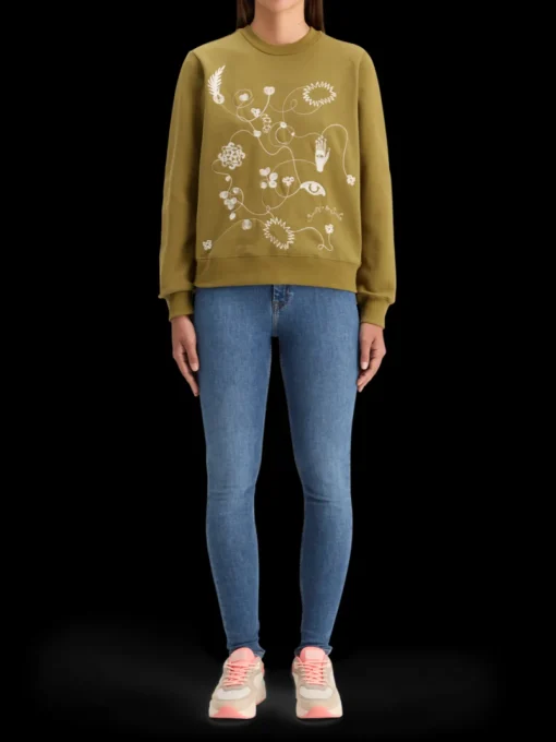 EMBROIDERED REGULAR FIT SWEATSHIRT