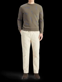 Embroidered sweatshirt