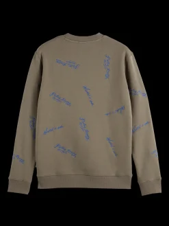 Embroidered sweatshirt