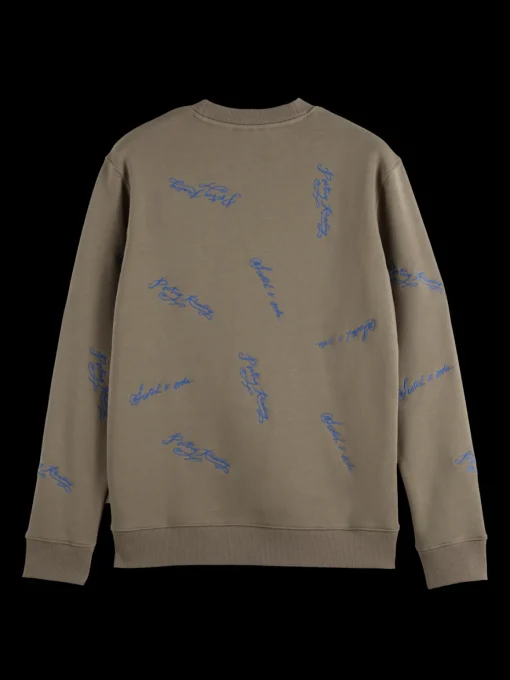 Embroidered sweatshirt