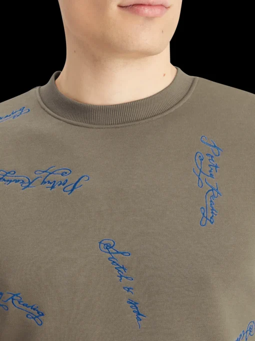 Embroidered sweatshirt