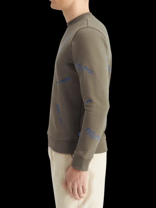 Embroidered sweatshirt