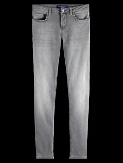 Essential bohemienne mid rise skinny jeans - grey roots