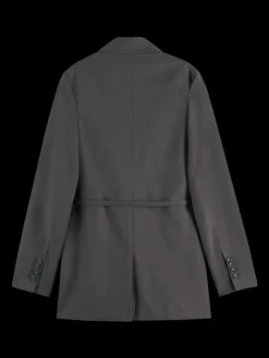 Essential DB TROPICAL WOOL BOYFRIEND BLAZER WITH BELT