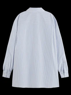 Essential girlfriend oxford stripes shirt