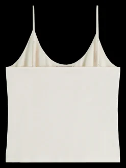 Essential JERSEY WOVEN TANK