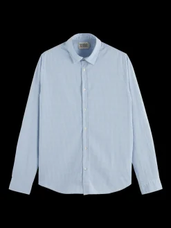 Essential poplin checked shirt