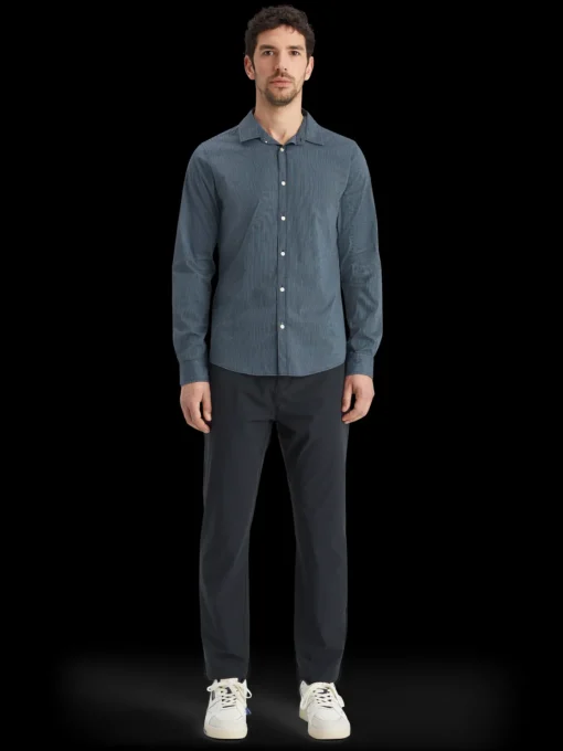 Essential poplin striped shirt