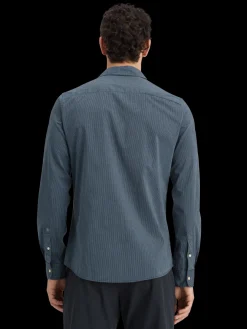 Essential poplin striped shirt