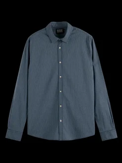 Essential poplin striped shirt