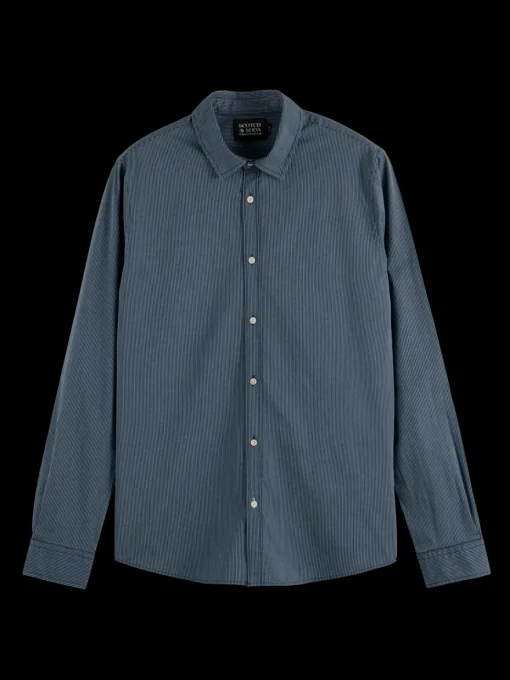 Essential poplin striped shirt