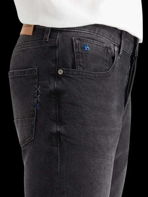 Essential RALSTON SLIM JEANS   BLACK NIGHT