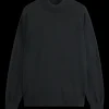 Essential Relaxed fit wool blend mock neck sweater