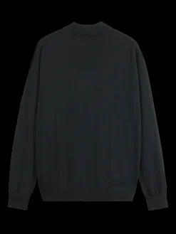 Essential Relaxed fit wool blend mock neck sweater