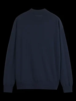 Essential Relaxed fit wool blend mock neck sweater