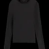 Essential ROLL UP NECK LONG SLEEVE T-SHIRT