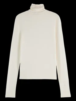 Essential ROLL UP NECK LONG SLEEVE T-SHIRT