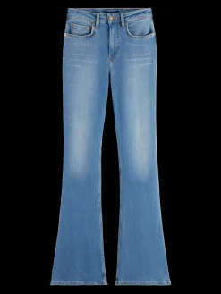 Essential THE CHARM FLARED JEANS  BLUE SCENE