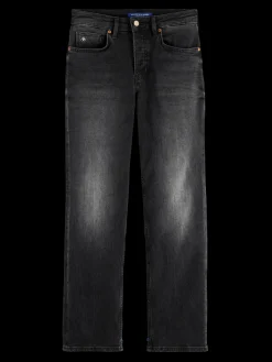 Essential the sky straight jeans -black night
