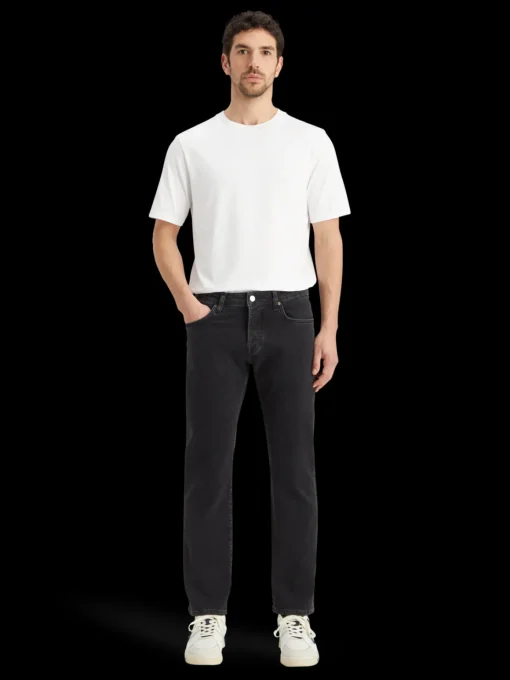 Essential THE ZEE STRAIGHT JEANS   CITY BLACK
