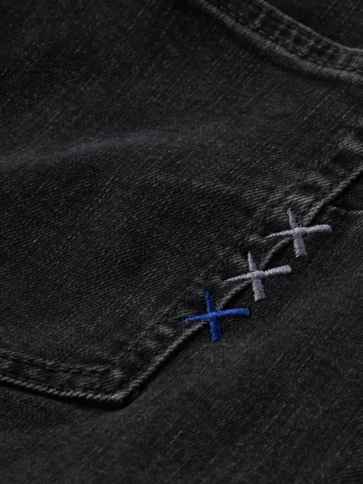 Essential THE ZEE STRAIGHT JEANS   CITY BLACK