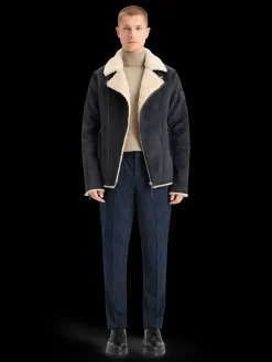 FAUX SHEERLING JACKET