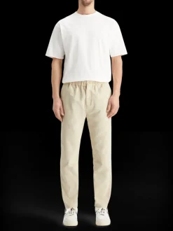 Fave - check-patterned corduroy jogger