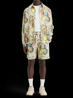 FAVE - PRINTED EMBASSY OF THE FREE MIND BERMUDA SHORT